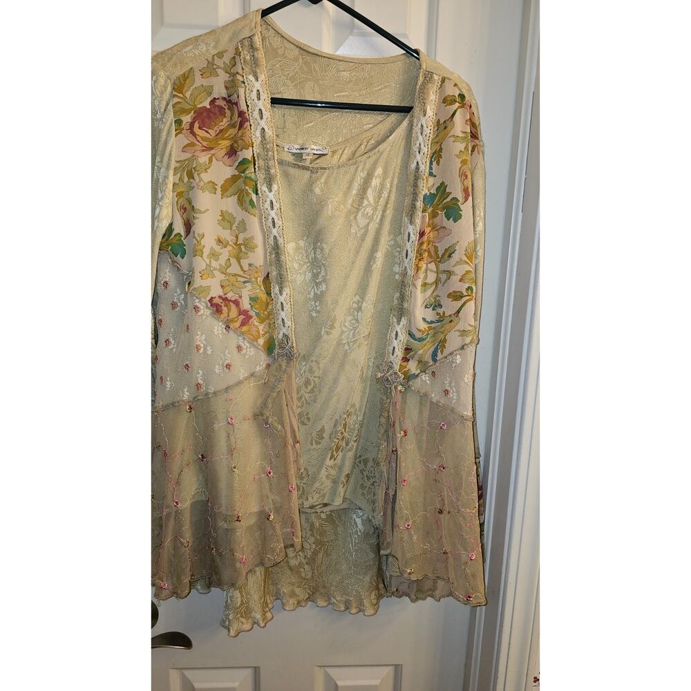 Y2K 3 piece set - skirt, tank, jacket 14 Fairy Whimsical Spencer Alexis - VTG